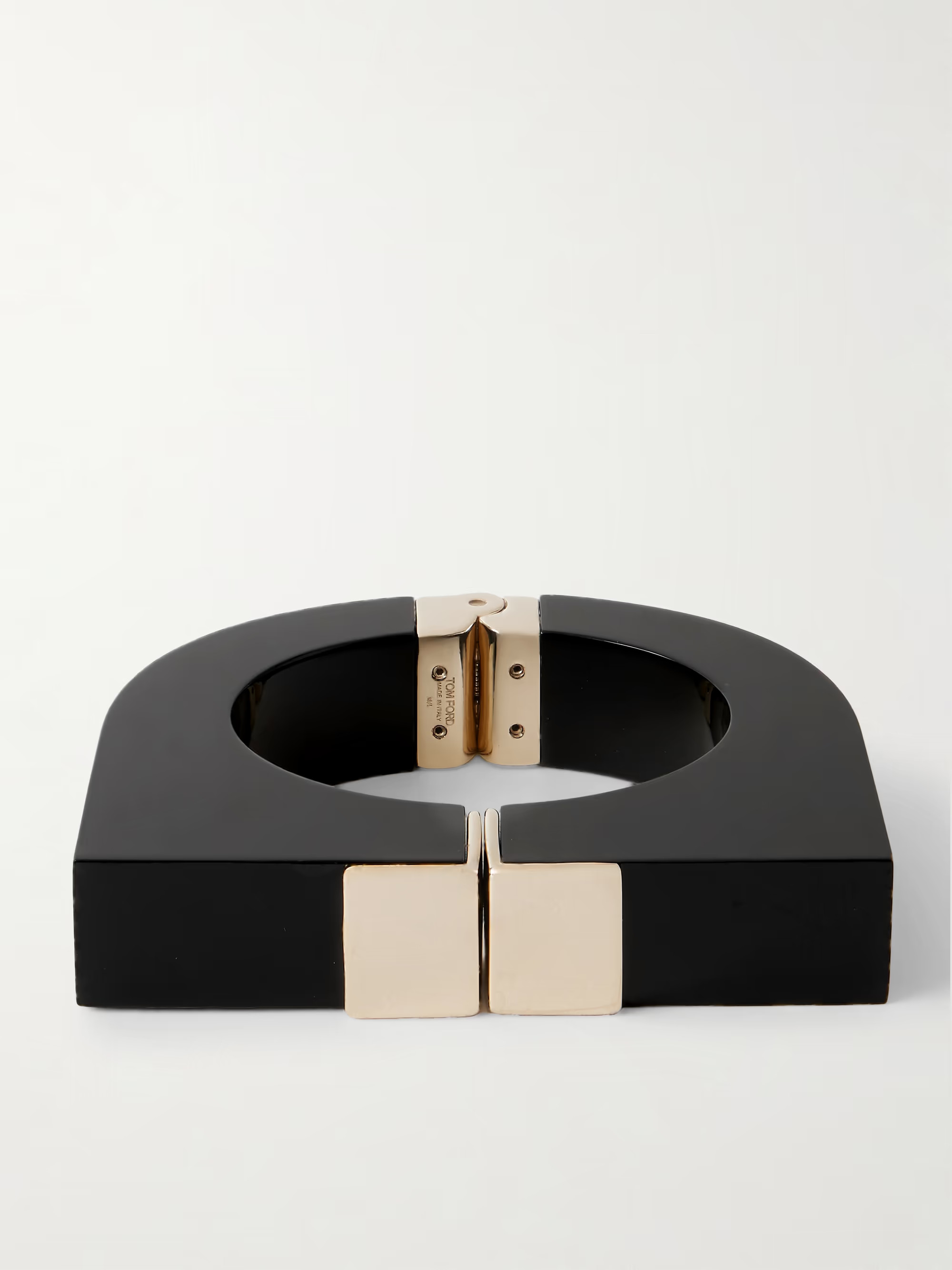 Gold-tone and Plexiglas® cuff | NET-A-PORTER (US)