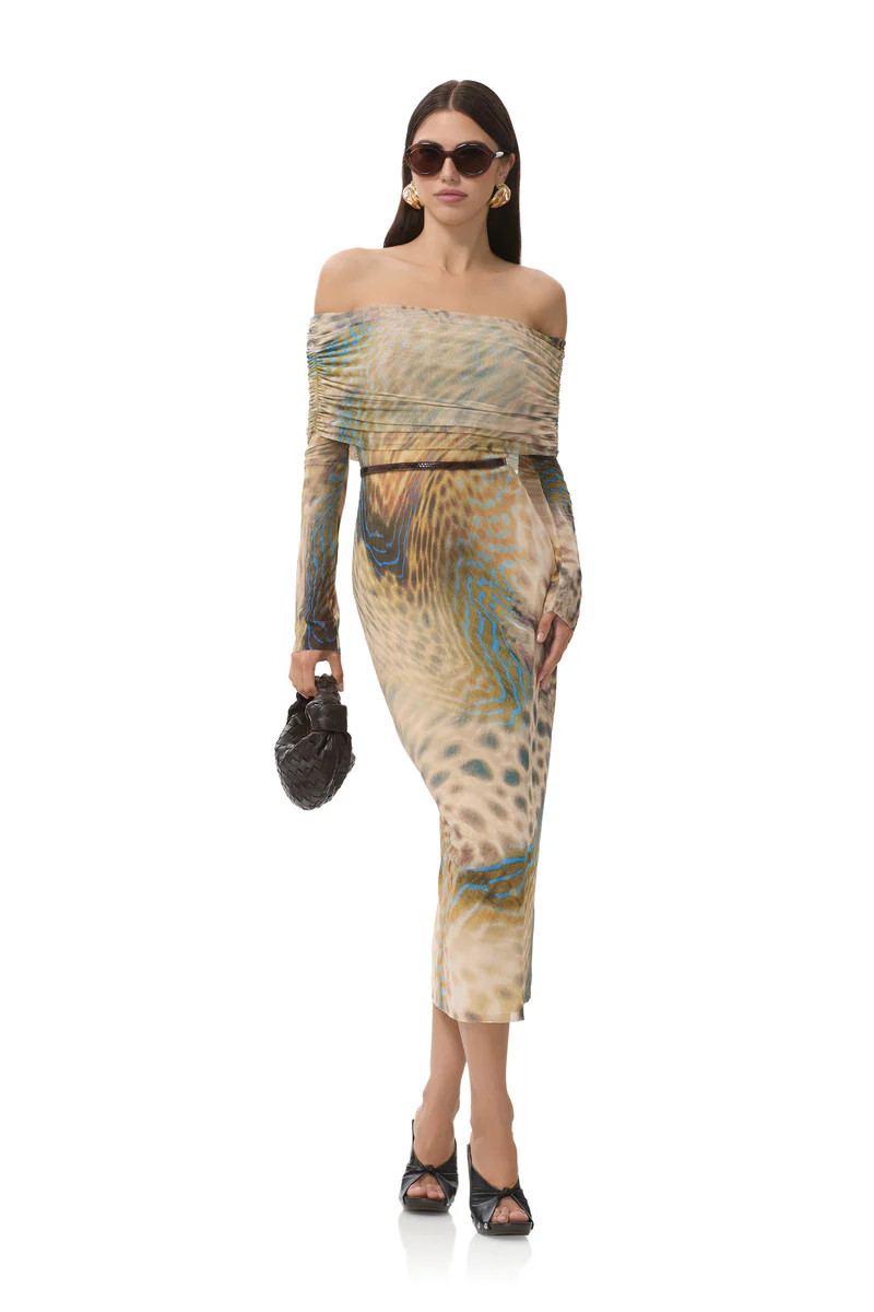 Cornelia Dress - Fish Scale Swirl | ShopAFRM