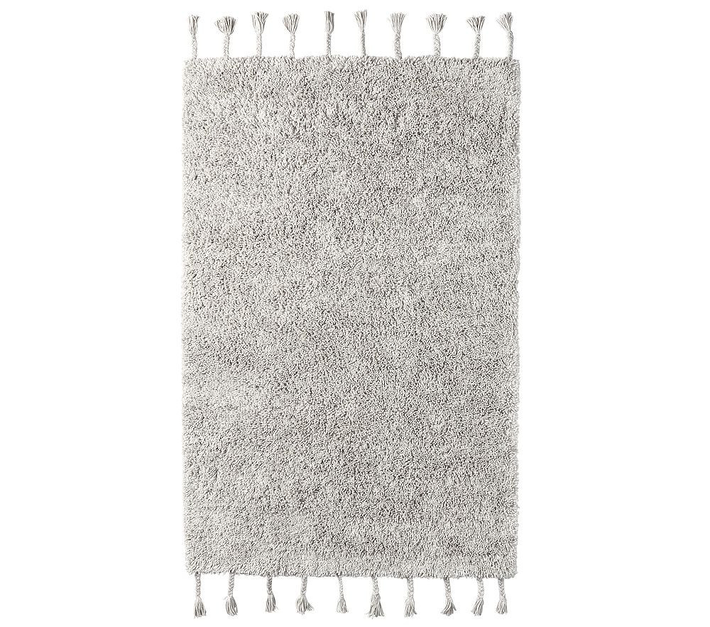 Performance Tassel Shag Rug , 7x10 , Grey | Pottery Barn Kids