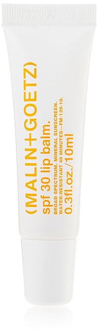 Malin + Goetz SPF 30 Lip Balm, 0.3fl oz, 10ml – Water Resistant for 40 Minutes, Lip Balm & Mois... | Amazon (US)