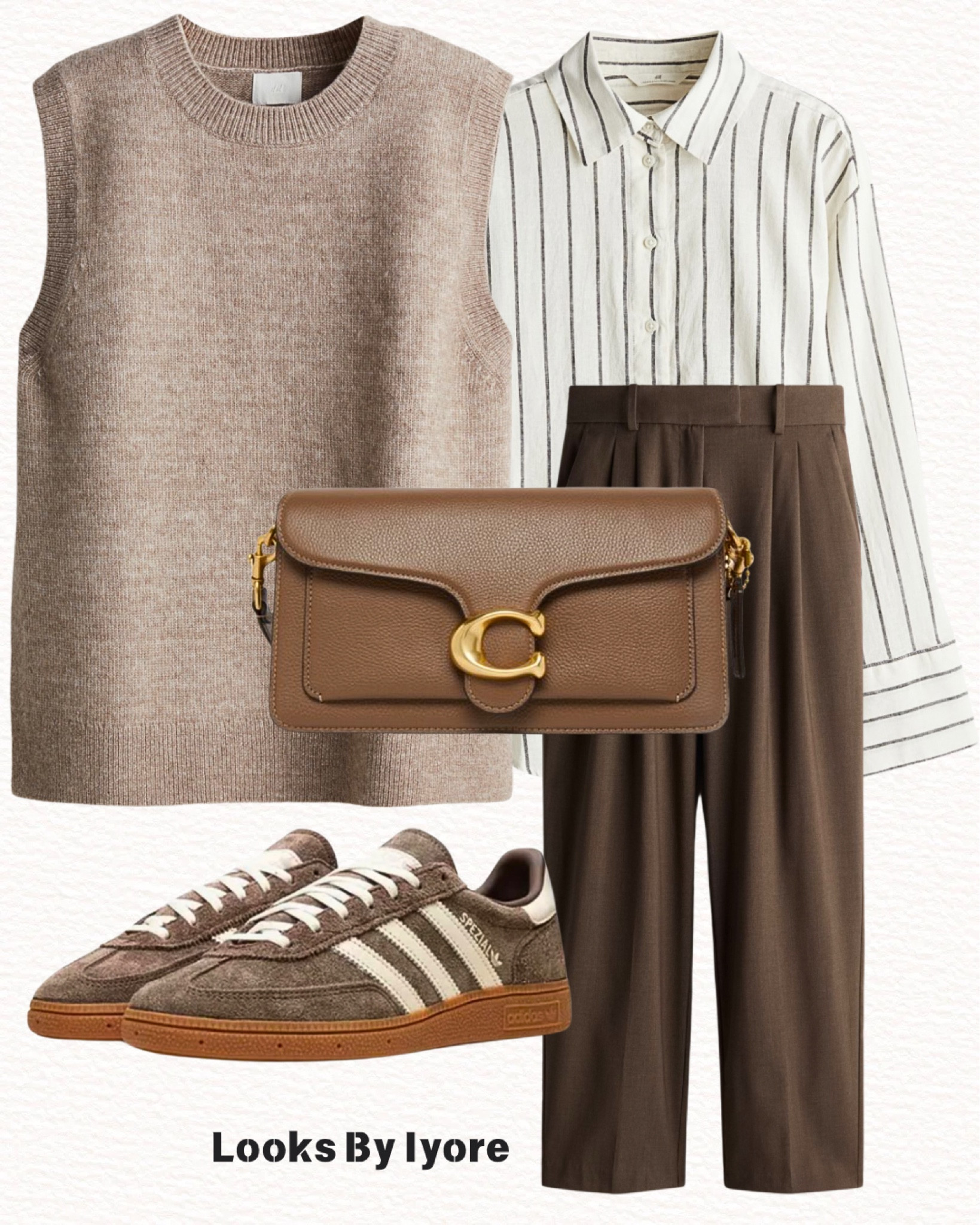 Shades of taupe for church. 

Shirt -XL
Pants - size US 16( slightly too big. A 14 would be perfect for me )
Adidas- size Men 9.5 US =42 Europe
Vest - Size M


#LTKautumn #LTKstyletip #LTKworkwear