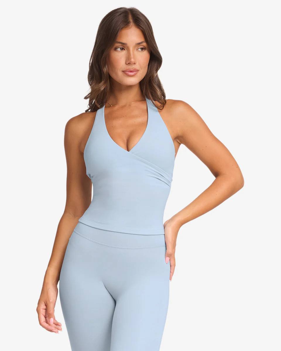 Form Athena Tank | Dusty Blue | Crop Shop Boutique US