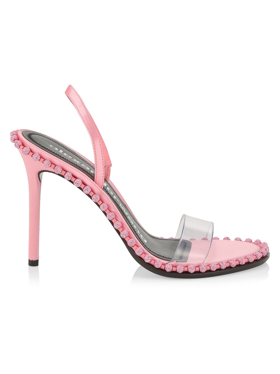 Alexander Wang Women's Nova Crystal PCV Slingback Sandals - Pink - Size 35.5 (5.5) | Saks Fifth Avenue