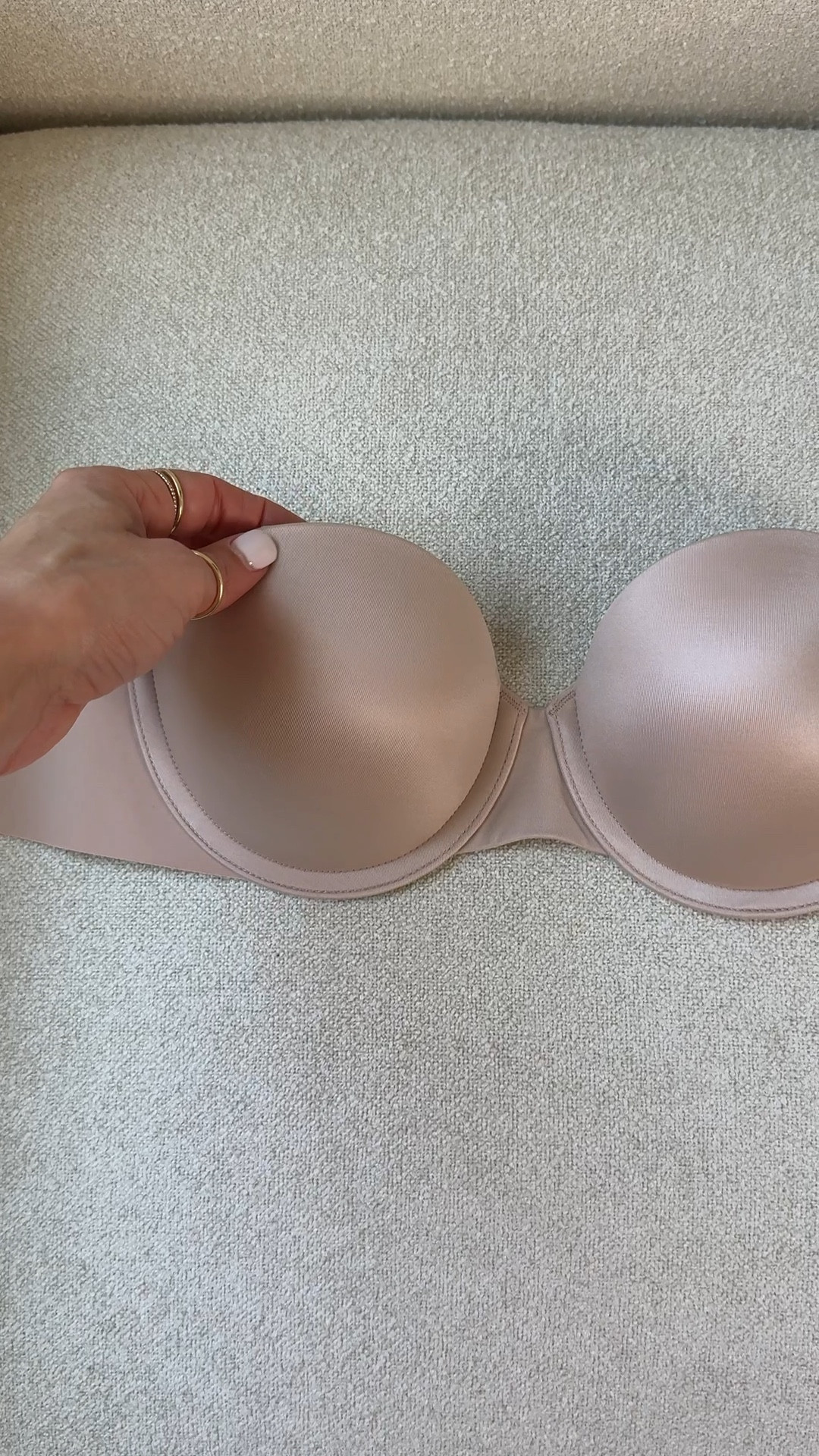 I llve thisnstrapless bra! Has jelly strips on cups and hand so it won’t slide down! TTS for me. LISAMARIEXSPANX for 15% off first order & free shipping 

#LTKootd #LTKgrwm #LTKmomlife