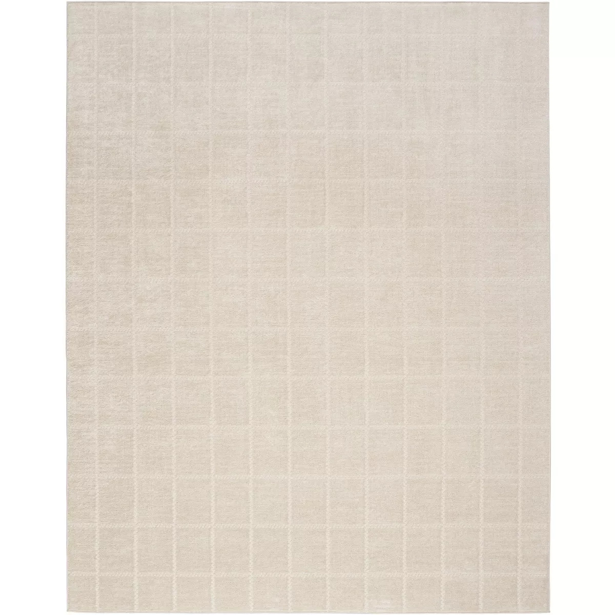 Nourison Serenity Home Contemporary Indoor Area Rug Ivory Cream 7'10" x 9'10" | Target