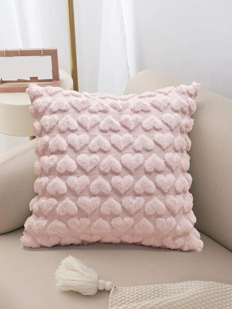 Heart Pattern Cushion Cover Without Filler | SHEIN