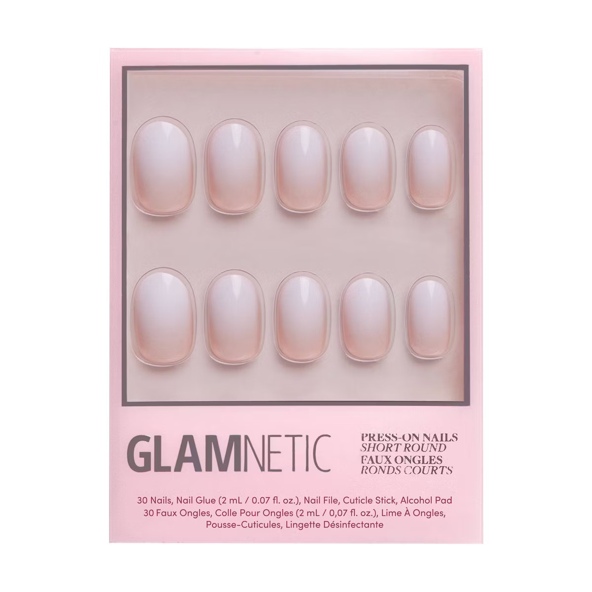 Glamnetic Press-On Women's Manicure Fake Nails - Creamer - 30ct - Ulta Beauty | Target