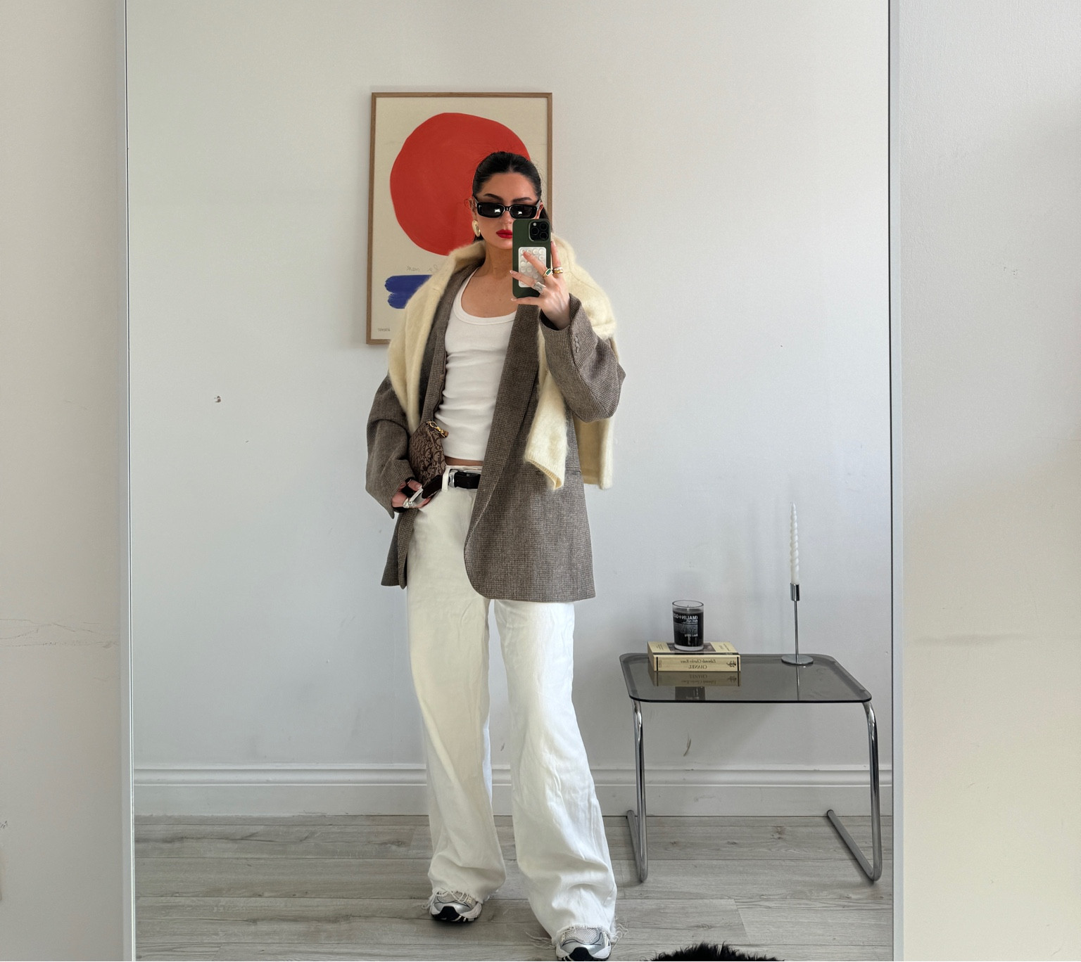 Simple outfit for autumn winter 

Autumn outfit, blazer outfit, white jeans, Uniqlo jeans, ASICS trainers, hm mohair, office wear, office outfits, daily outfits, everyday outfits 

#LTKeurope #LTKmodest #LTKworkwear