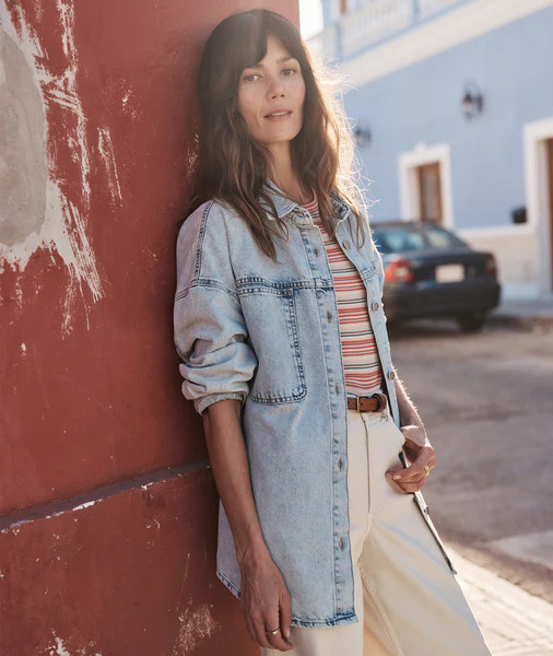Molly Oversized Denim Shirt Jacket | Marine Layer