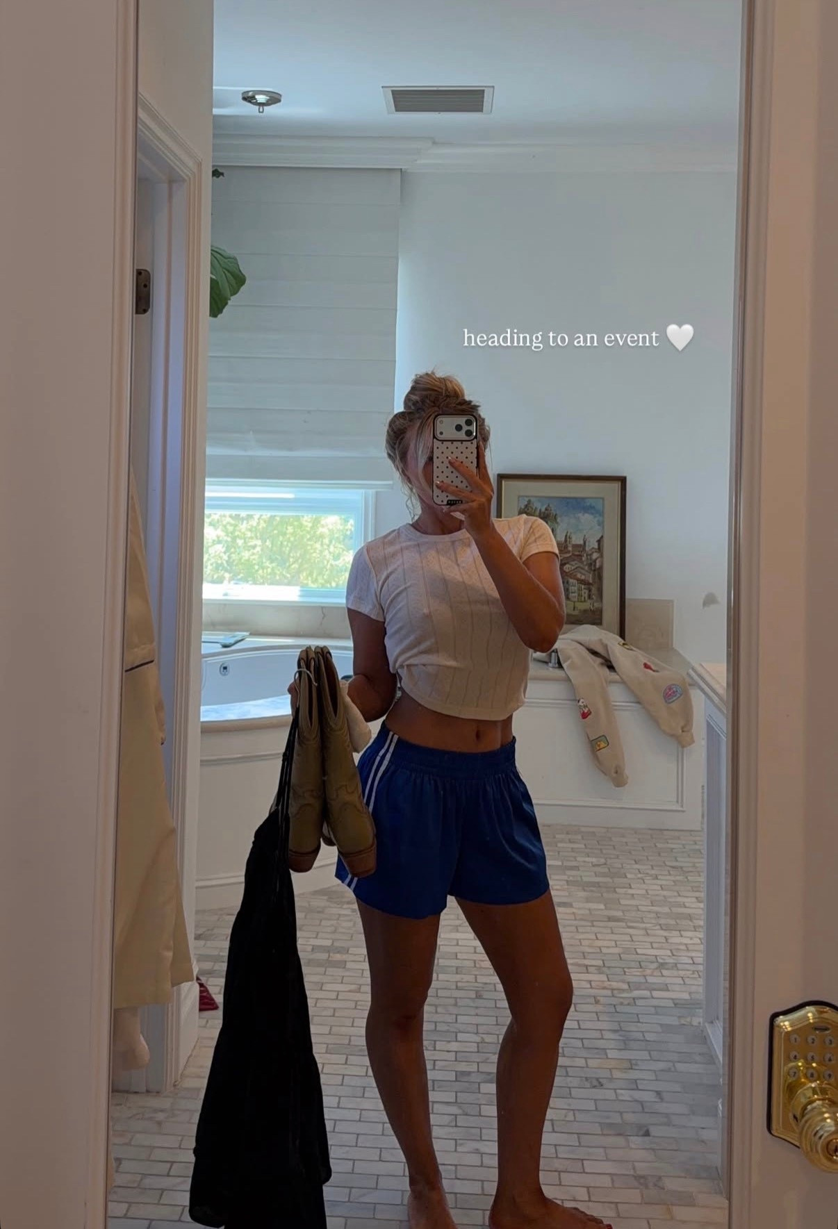 Getting ready for a fun event! 
Shirt- small
Shorts- old lioness

#LTKgrwm #LTKootd