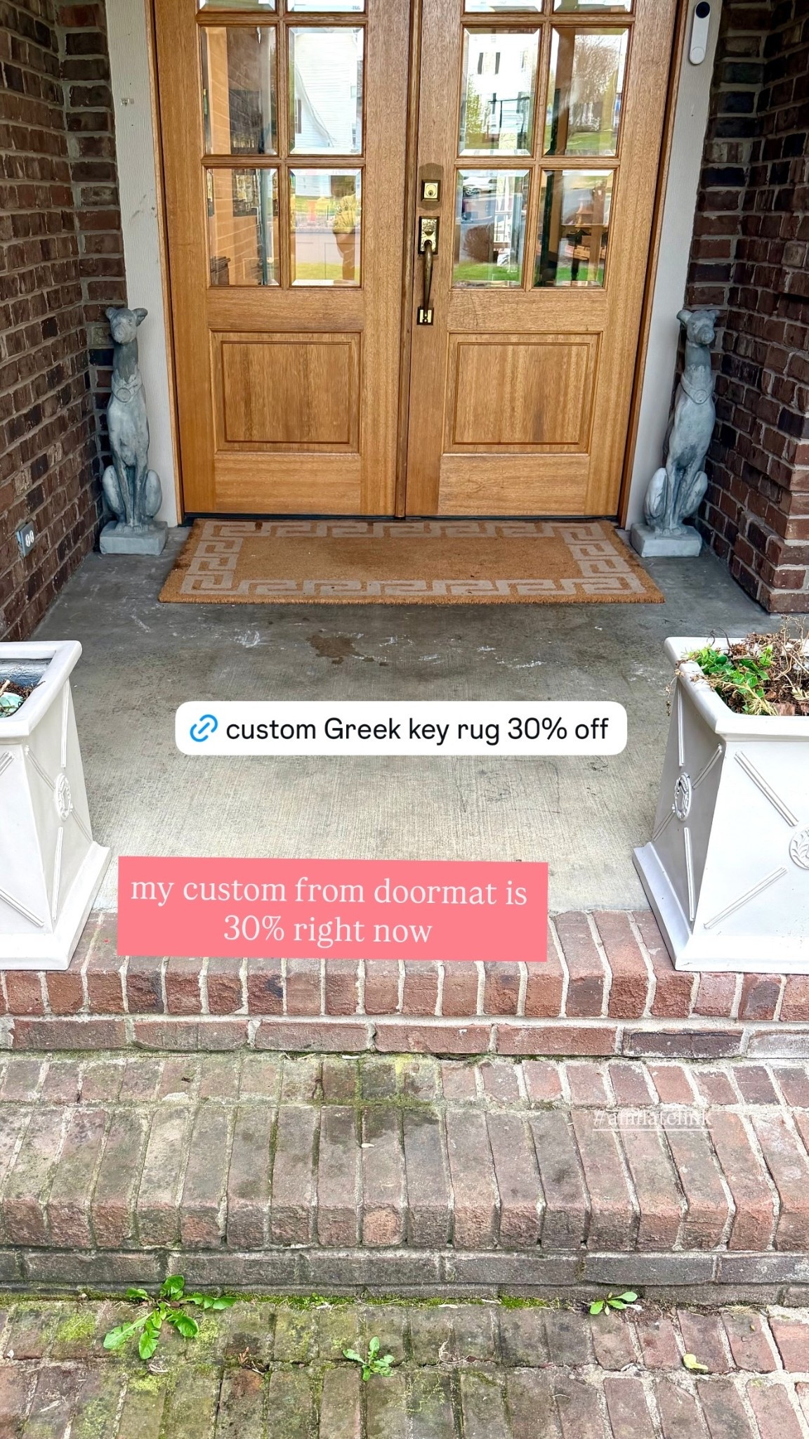 my custom from doormat is 30% right now  #affiliatelink