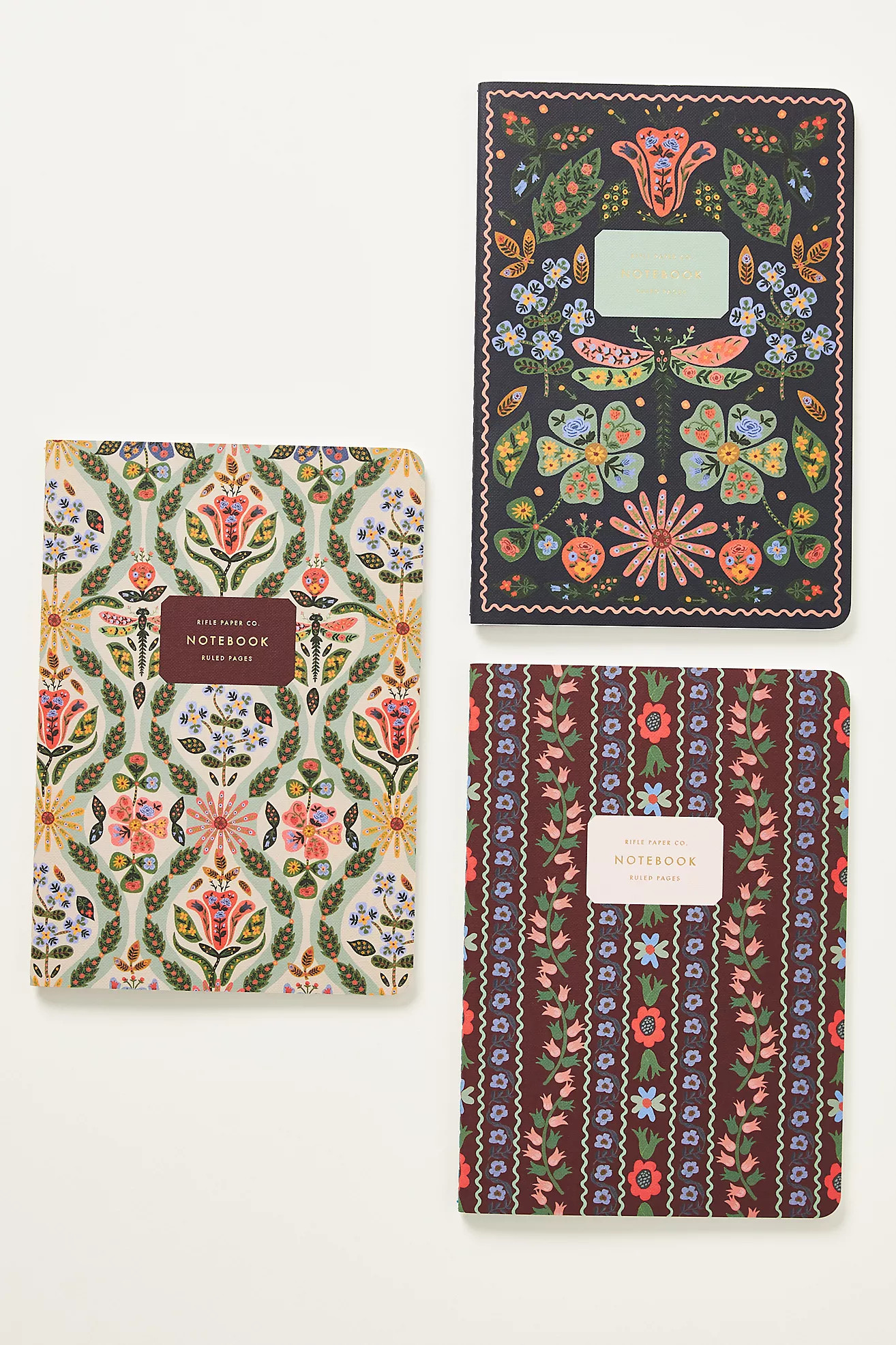 Rifle Paper Co. Stitched Notebook Set | Anthropologie (US)