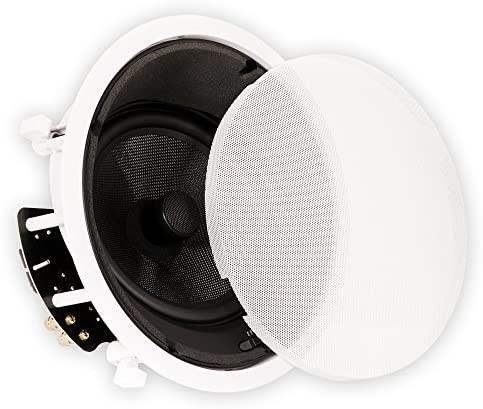 Theater Solutions TSS8A Home Theater Deluxe in Ceiling 8" Angled Speaker, White | Amazon (US)