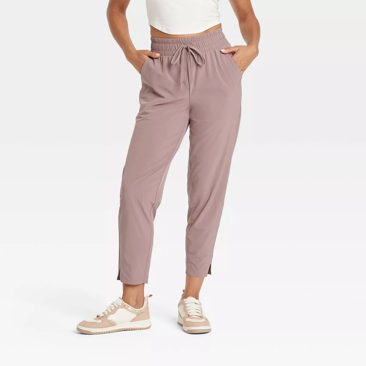 Women's Active Light High-Rise Taper Pants - All In Motion™ | Target