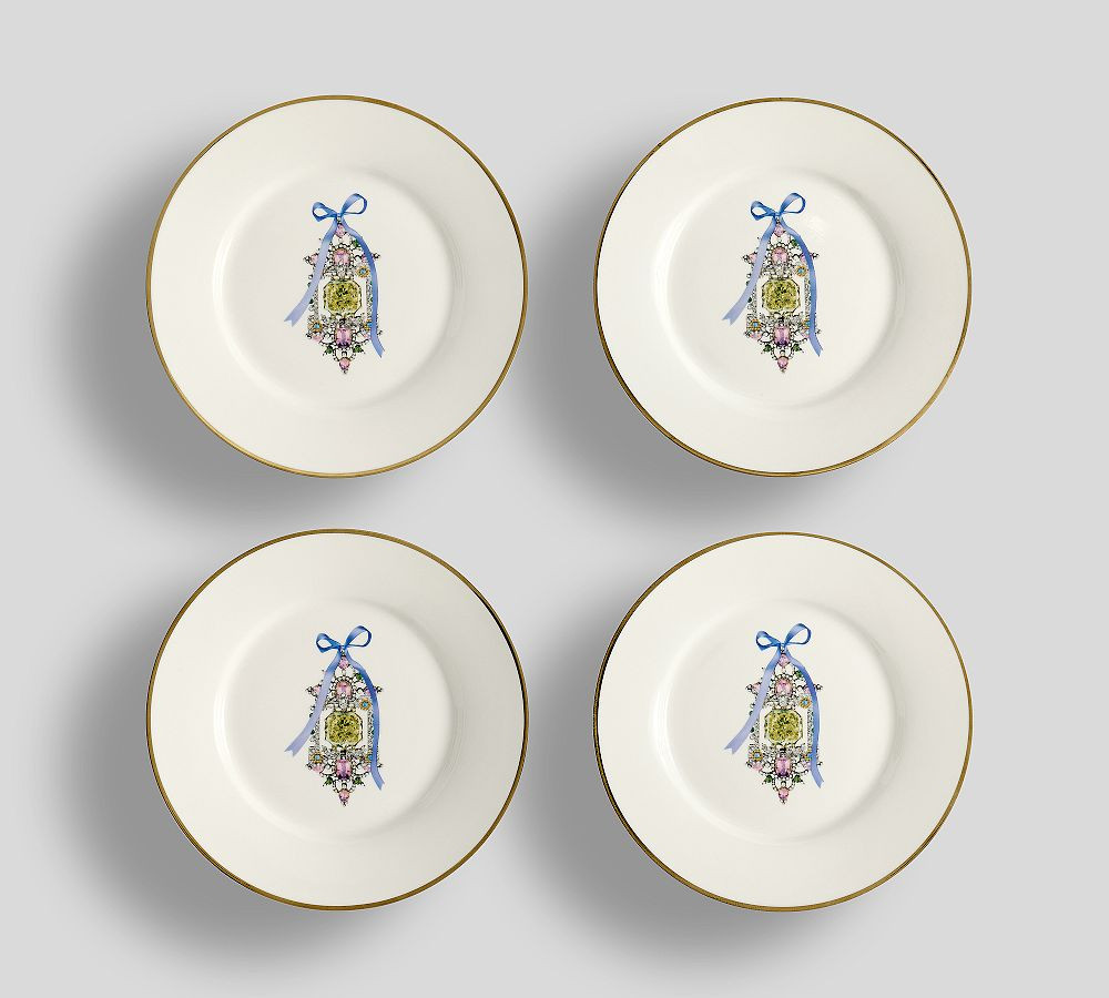 Cynthia Rowley Midsummer Night's Dream Appetizer Plates - Set of 4 | Pottery Barn (US)