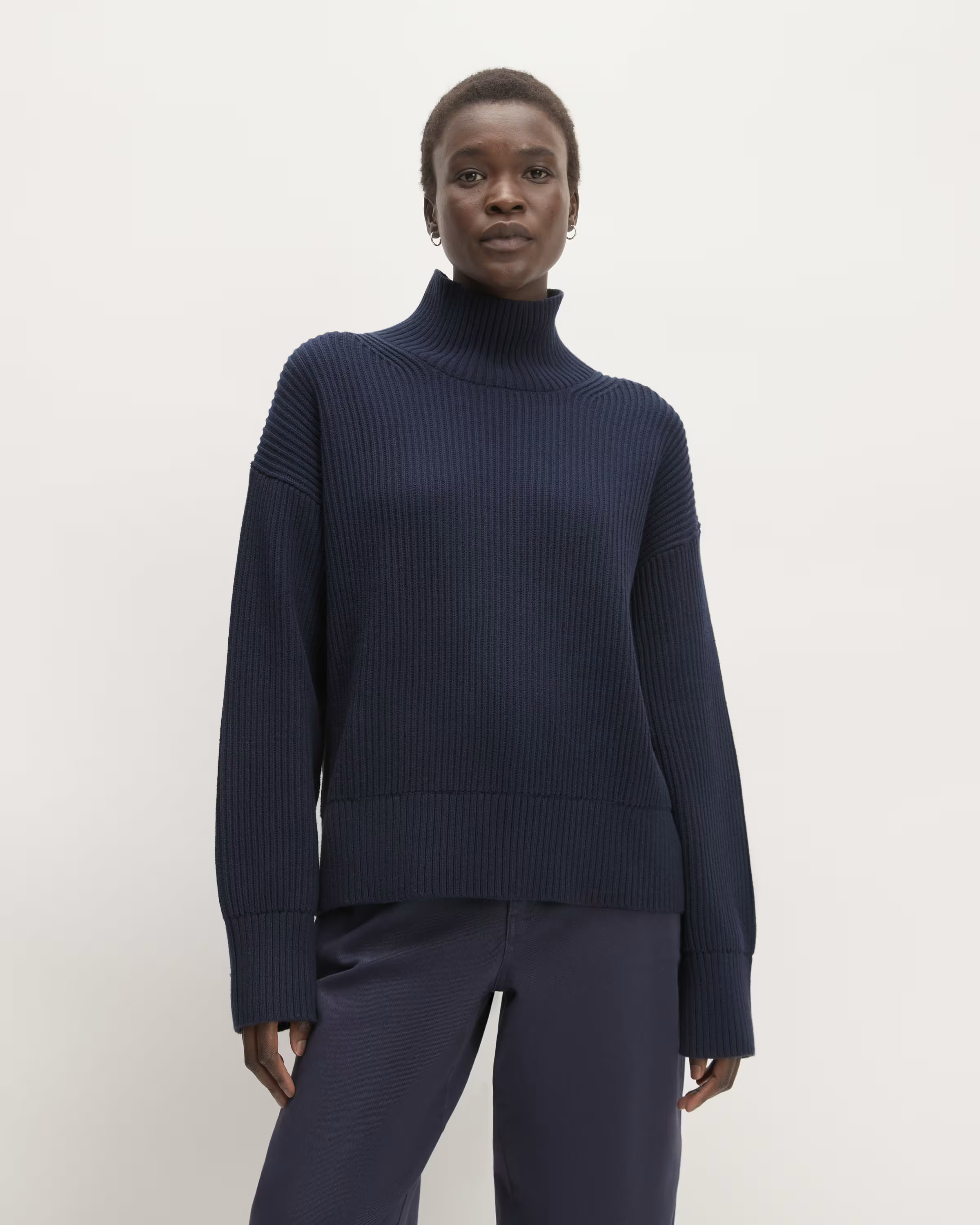 The Organic Cotton Ribbed Turtleneck | Everlane