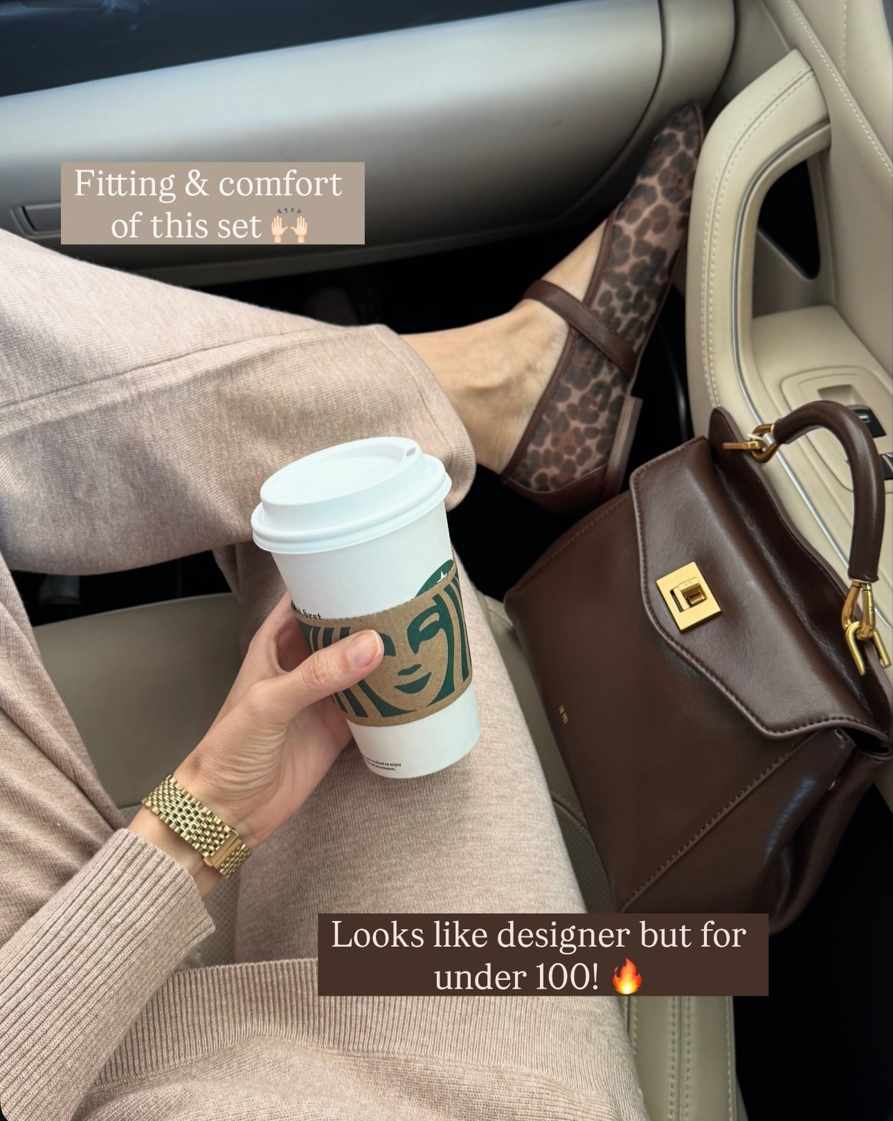 Designer look but for under 100 🔥
This set is amazing!! Love the fitting and the quality 
Wearing a size small 


#LTKGiftGuide #LTKItBag #LTKHoliday