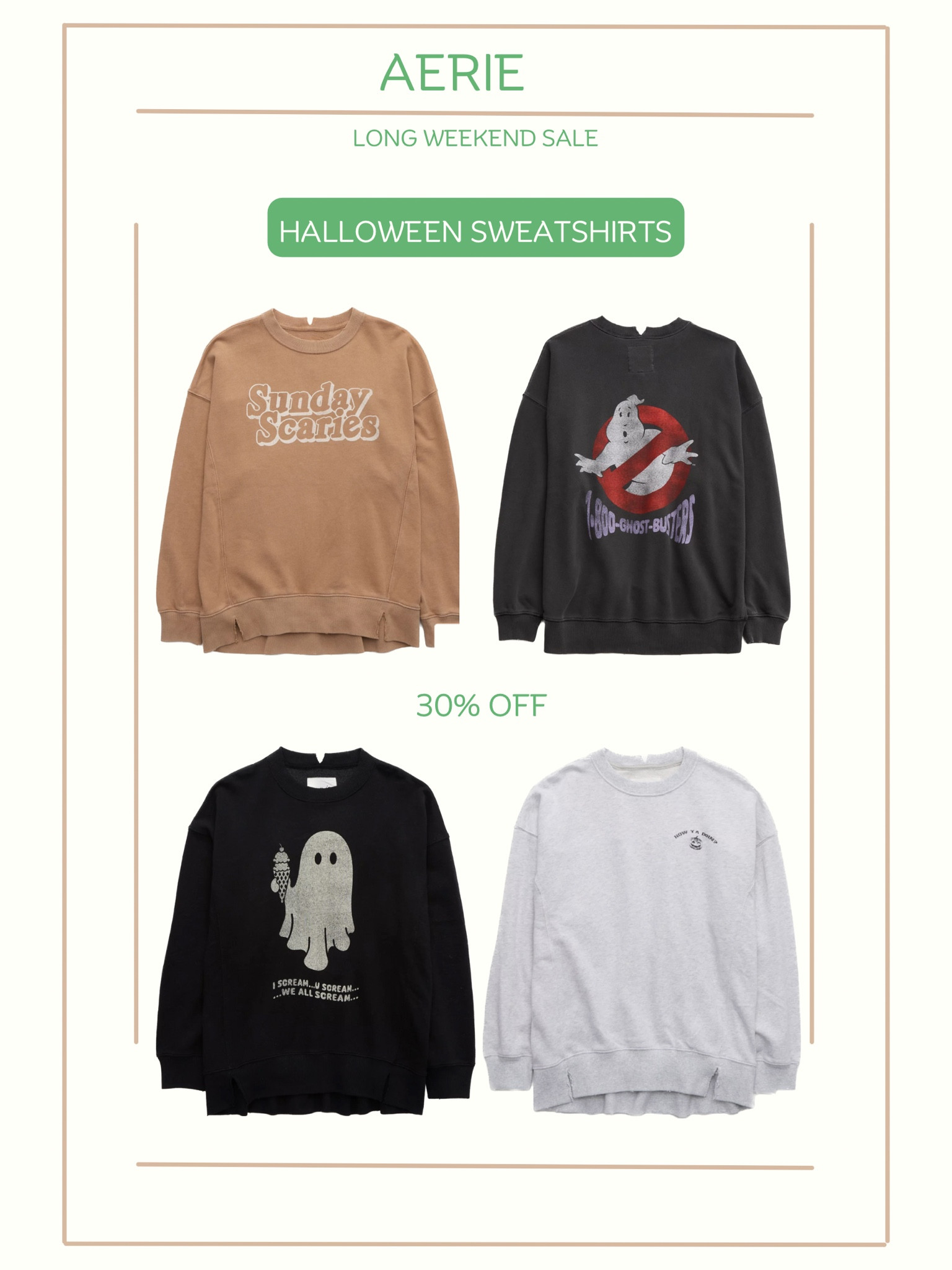 SPOOKY season sweatshirts 30% off! 

#LTKSale #LTKSeasonal #LTKFind