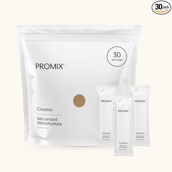 ProMix Nutrition Creatine Monohydrate Travel Packs, 5g of micronized Clean Creatine for Men and W... | Amazon (US)