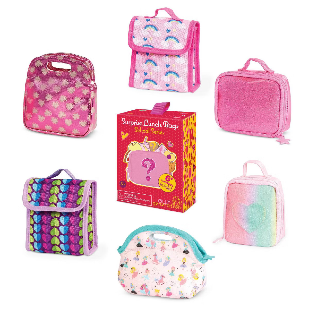 Our Generation Surprise Lunch Bags School Series – 1 of 6 Collectible Bags Accessories for 18''... | Target