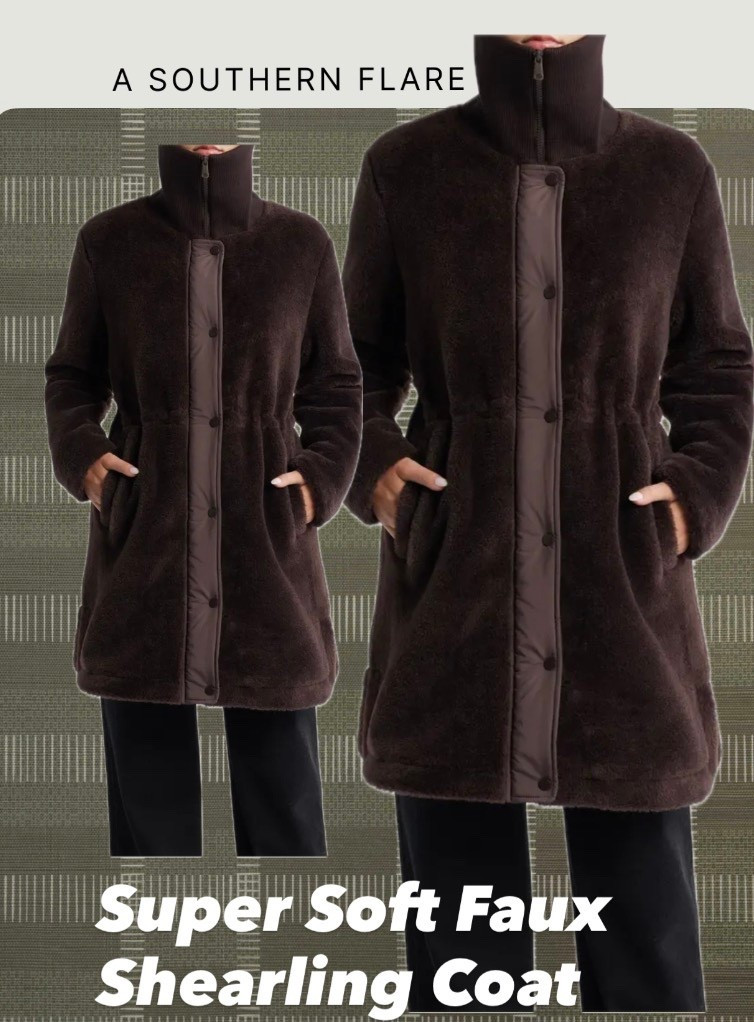 Super Soft Faux Shearling Coat/50% Off

#LTKSaleAlert #LTKFindsUnder100 #LTKWorkwear