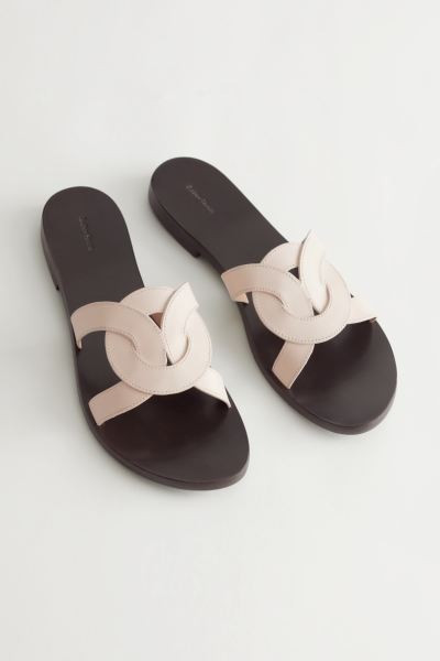 Geflochtene Ledersandalen | H&M (DE, AT, CH, NL, FI)
