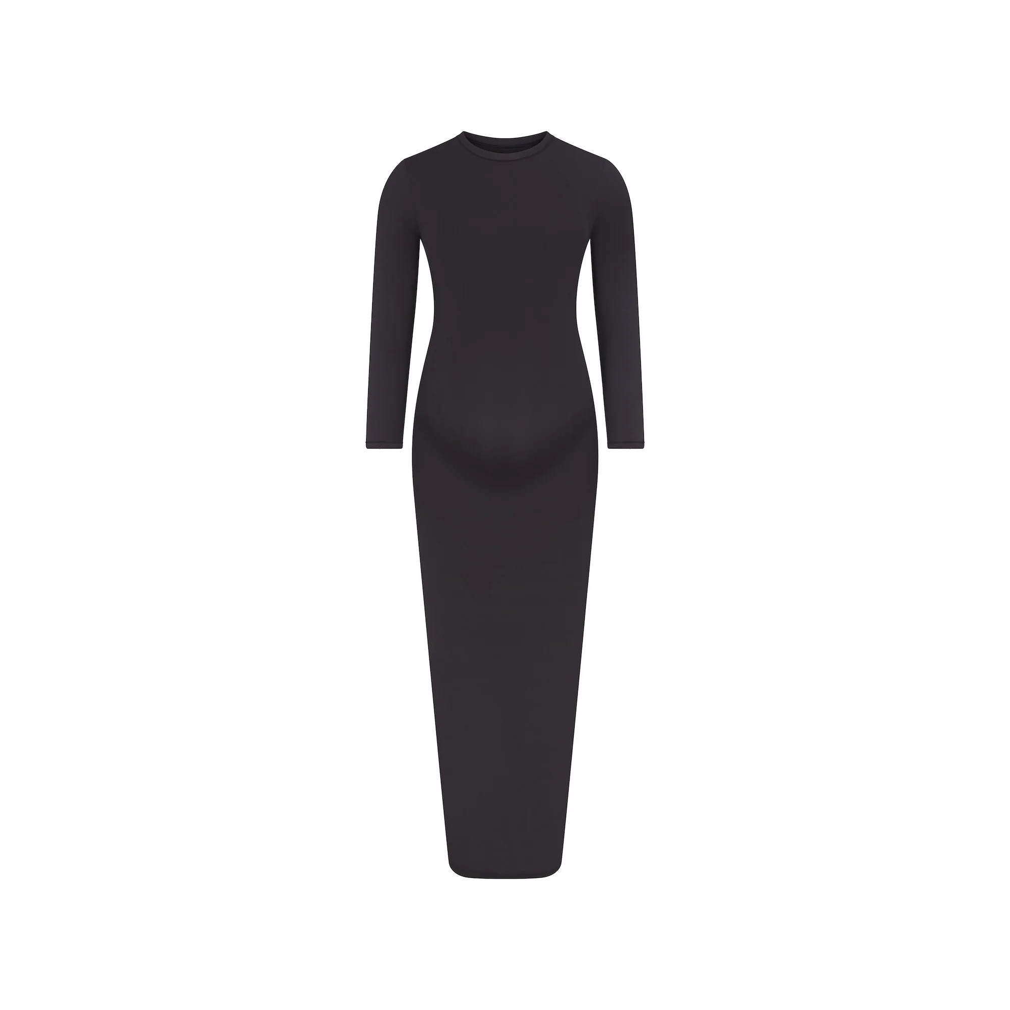 FITS EVERYBODY MATERNITY LONG SLEEVE DRESS | ONYX | SKIMS (US)