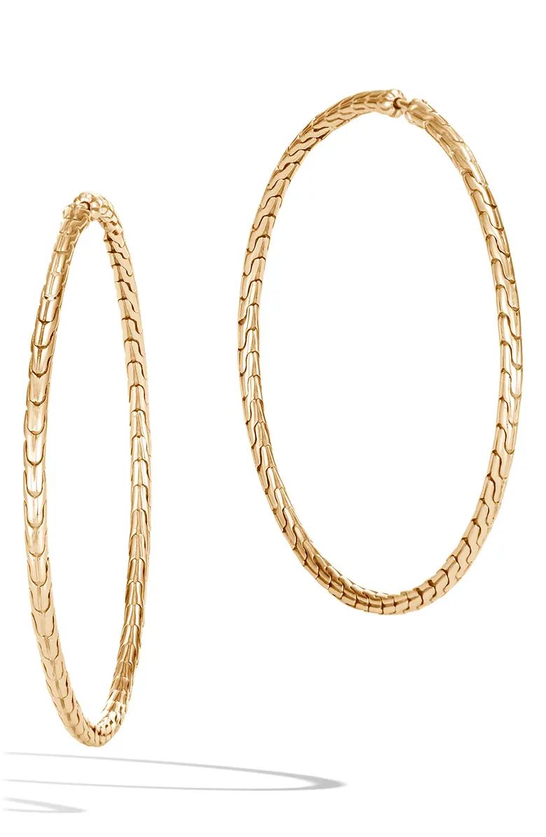 Classic Chain Large Hoop Earrings | Nordstrom