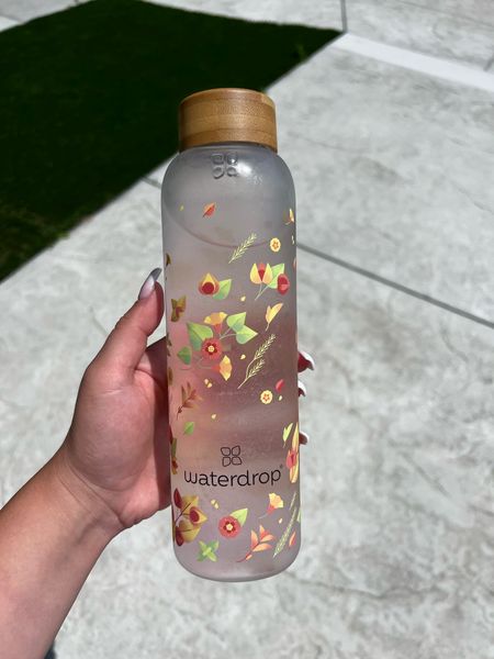 I love my new water bottle so much!!! It’s glass and comes in the prettiest design! But there’s others in other colors too! And they also have sleeves with a handle! Truly so fun for summer! #fitness #health #waterbottle 

#LTKfit #LTKGiftGuide #LTKFind