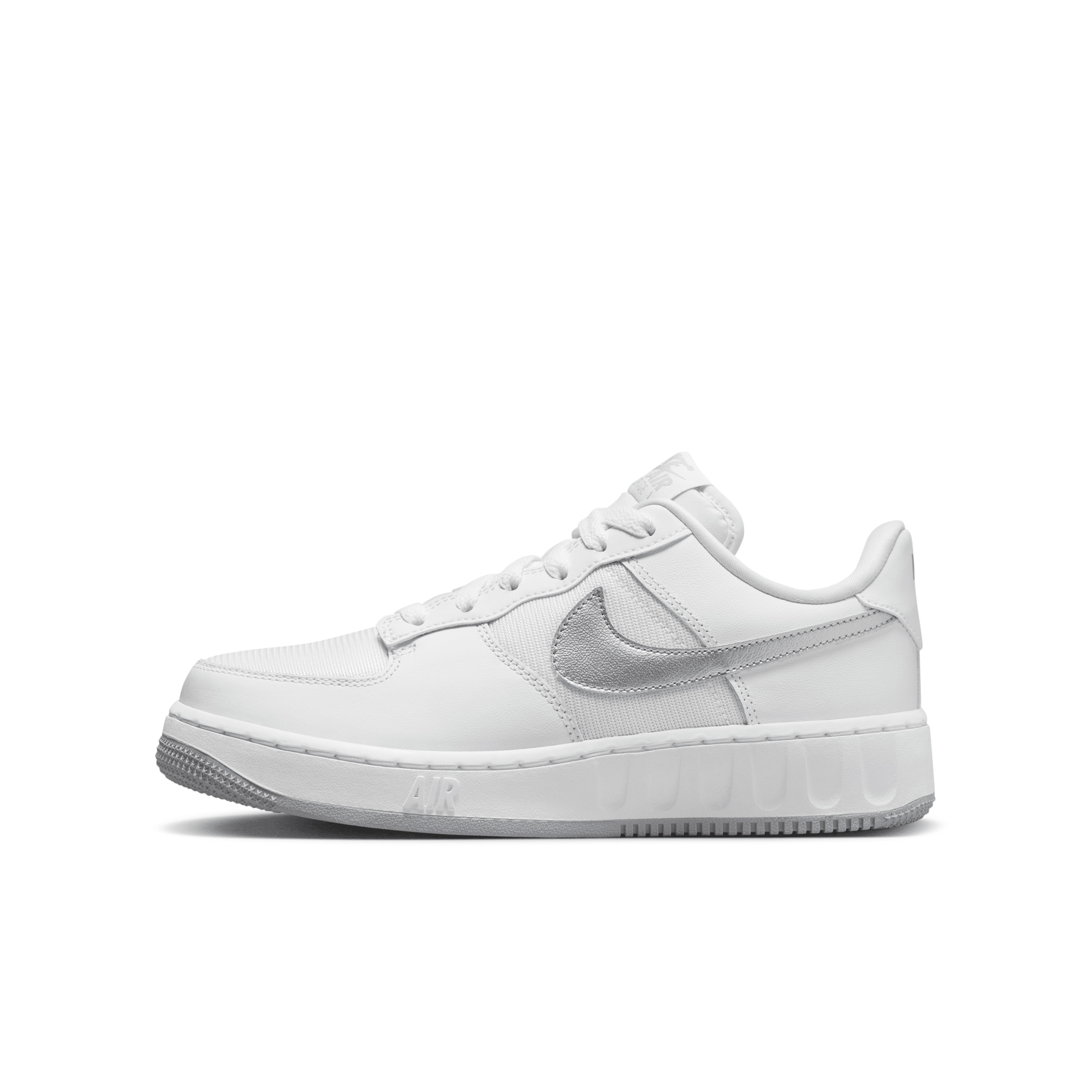 Nike Air Force 1 Unity Big Kids' Shoes in White, Size: 5Y | DQ6029-102 | Nike (US)