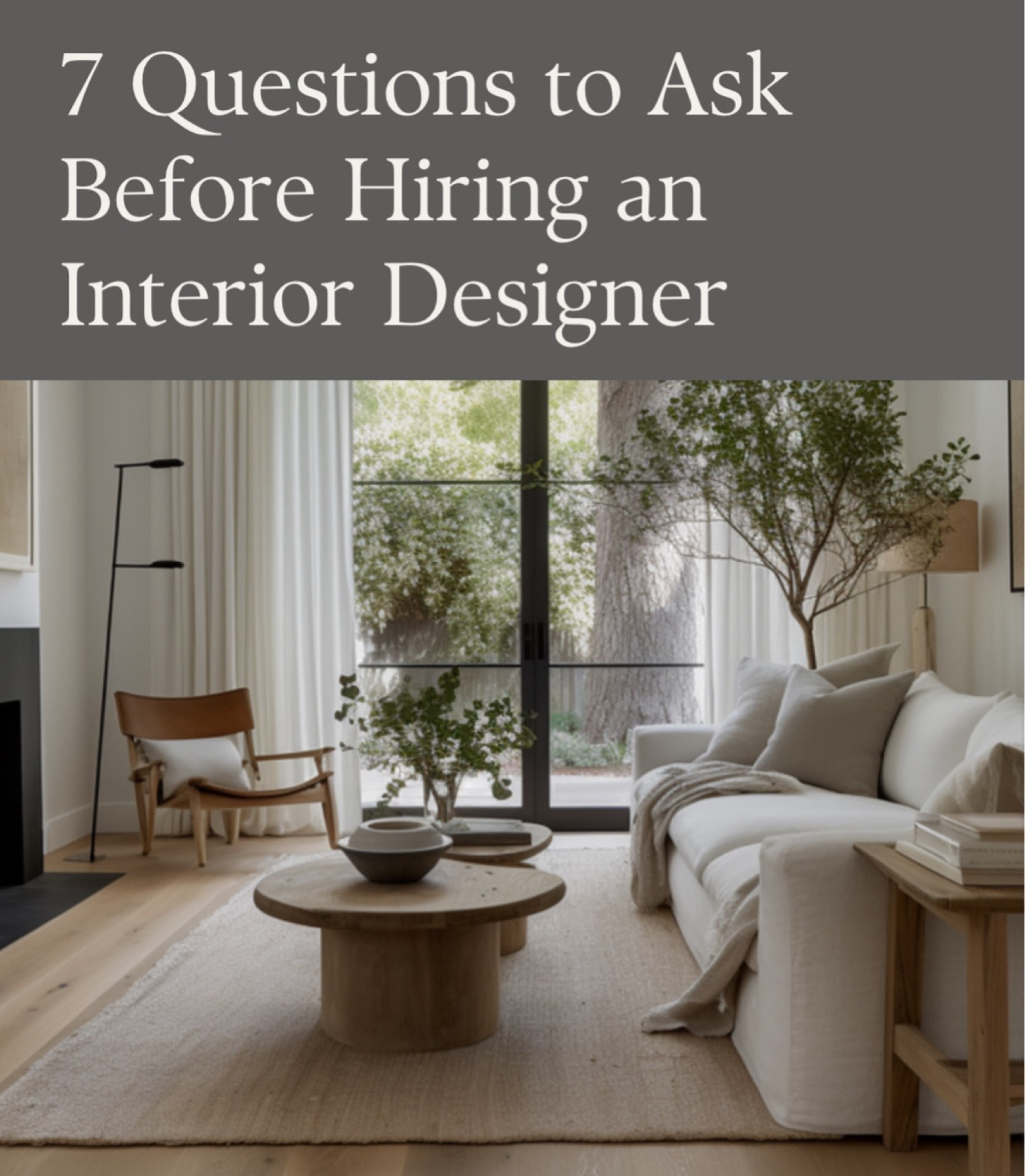 Thinking about hiring an interior designer? Don’t make these common mistakes!

Before you dive in, grab my free guide: 7 Questions to Ask Before Hiring an Interior Designer.

✨ Avoid costly mistakes by knowing what to ask upfront.
✨ Get clear on your vision so your designer understands exactly what you want.
✨ Set realistic expectations and feel confident every step of the way.

Comment ‘Guide’ below, and I’ll send you the link!