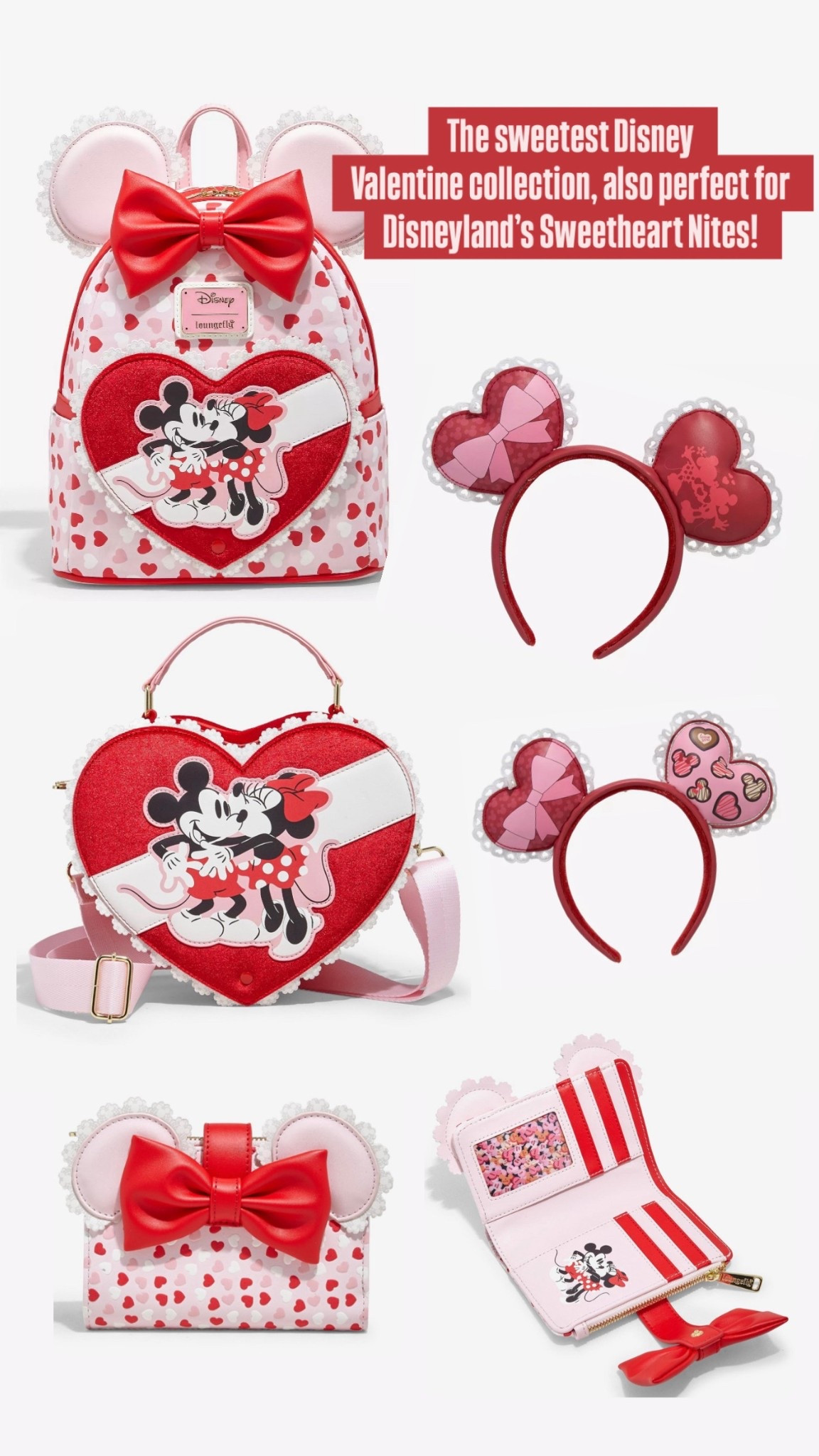 Disney Sweathearts Valentine Loungefly Collection 

#LTKSeasonal #LTKHoliday #LTKGiftGuide