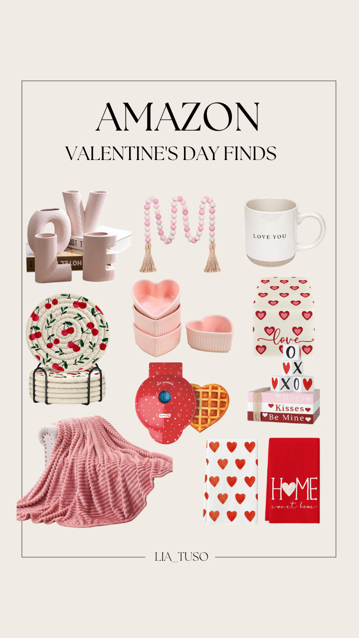 Amazon Valentine's Day Finds // Amazon Finds // Valentines Day Finds 

#amazon #valentinesdayfinds #LTKFindsUnder50 

 #LTKValentine #LTKHome