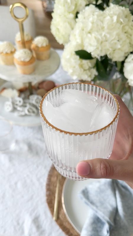 My gold ribbed tumblers are on major sale! Use them as water glasses or cocktail glasses - these are so pretty. Guests always comment on these 

#LTKstyletip #LTKhome #LTKsalealert