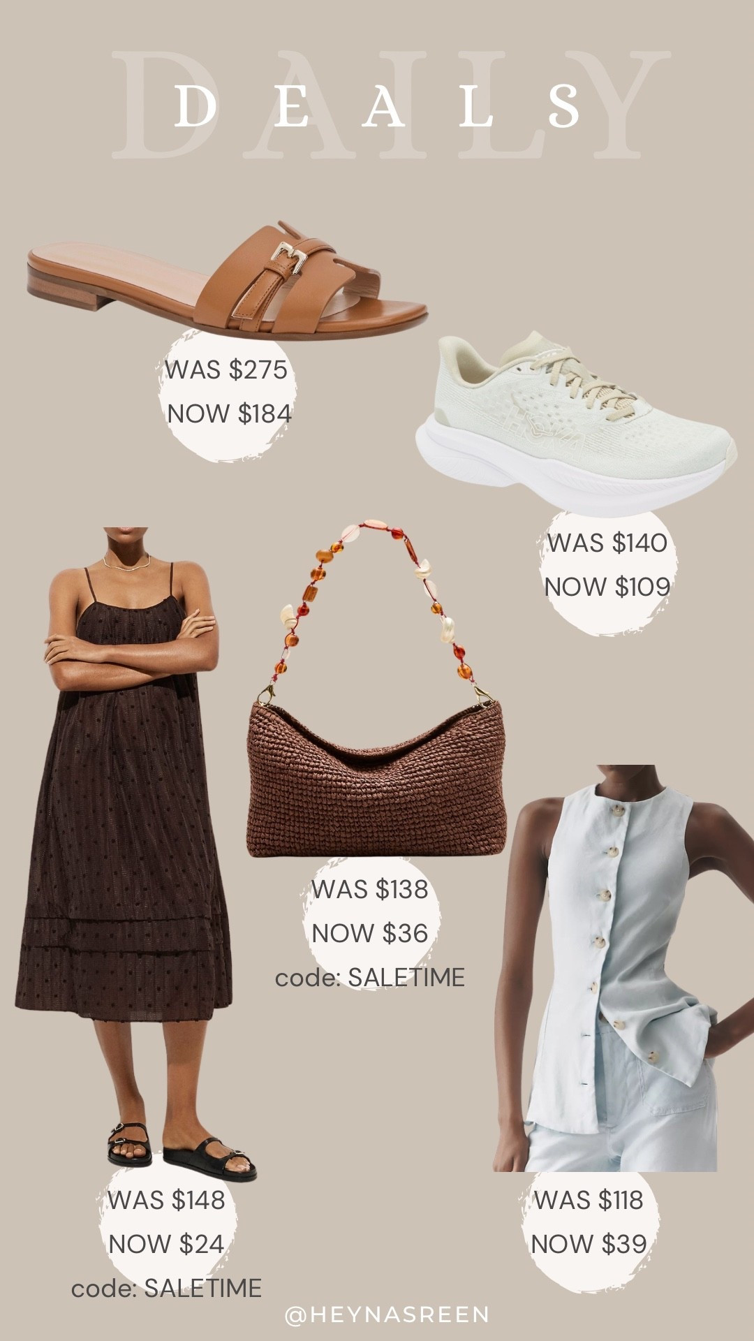 Bruno Magli sandals, Nike sneakers, Anthropologie top, J.Crew bag, J.Crew dress