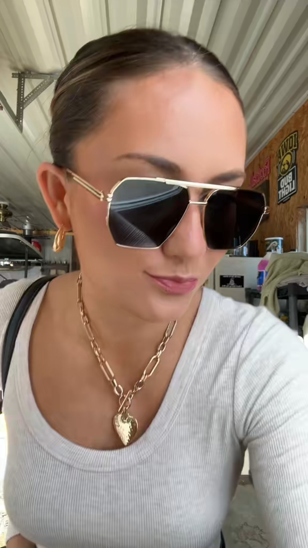 spring outfit // denim outfit // sunglasses for women // amazon finds // amazon womens fashion // necklace // earrings // purse // nike // ootd // fashion finds // earrings // date night outfit

#LTKStyleTip