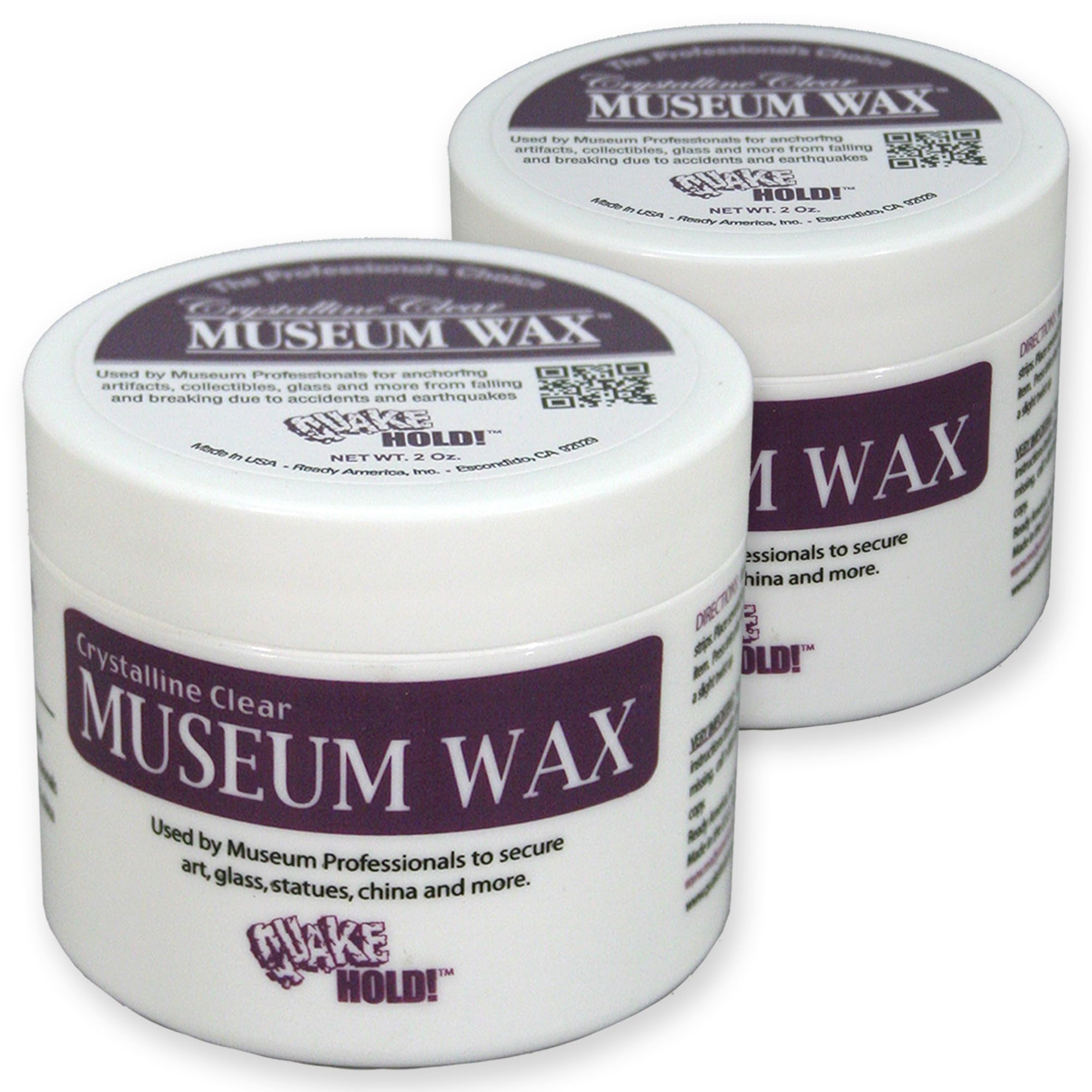 Quakehold! 66112 Museum Wax, Clear 2 Ounce (Pack of 2) | Amazon (US)