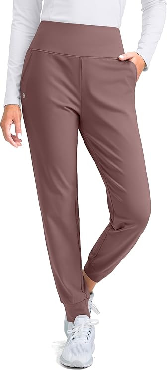 G Gradual Women's Fleece Lined Joggers High Waisted Water Resistant Thermal Hiking Pants Cold Wea... | Amazon (US)