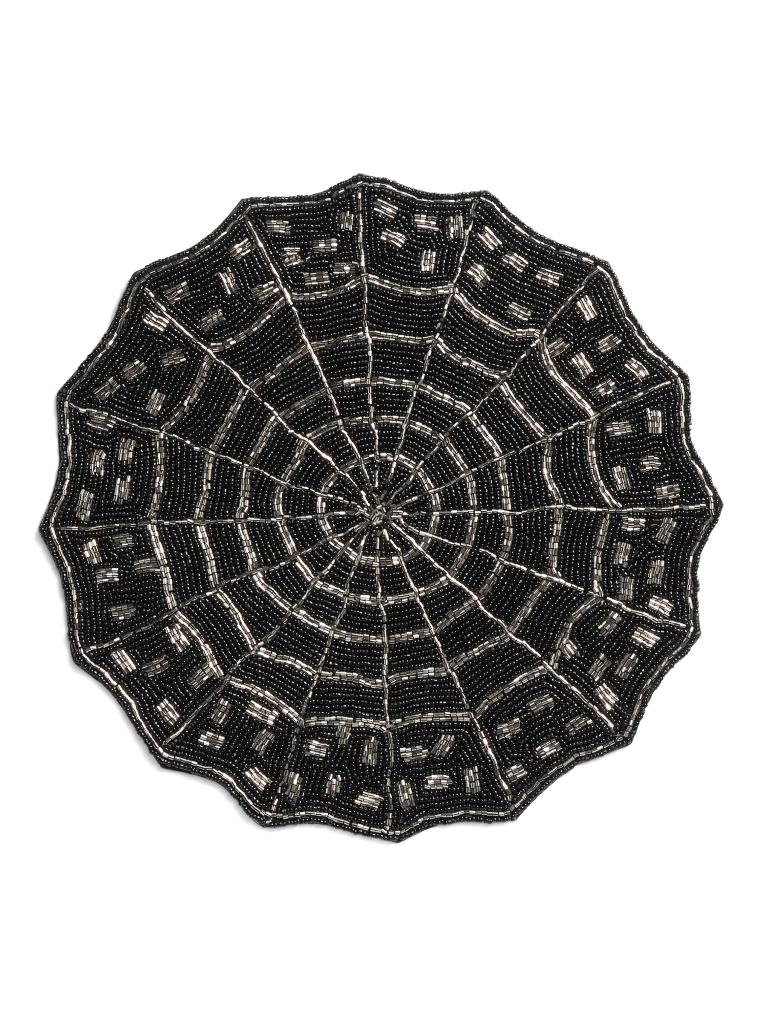 Figural Spiderweb Beaded Placemat | TJ Maxx