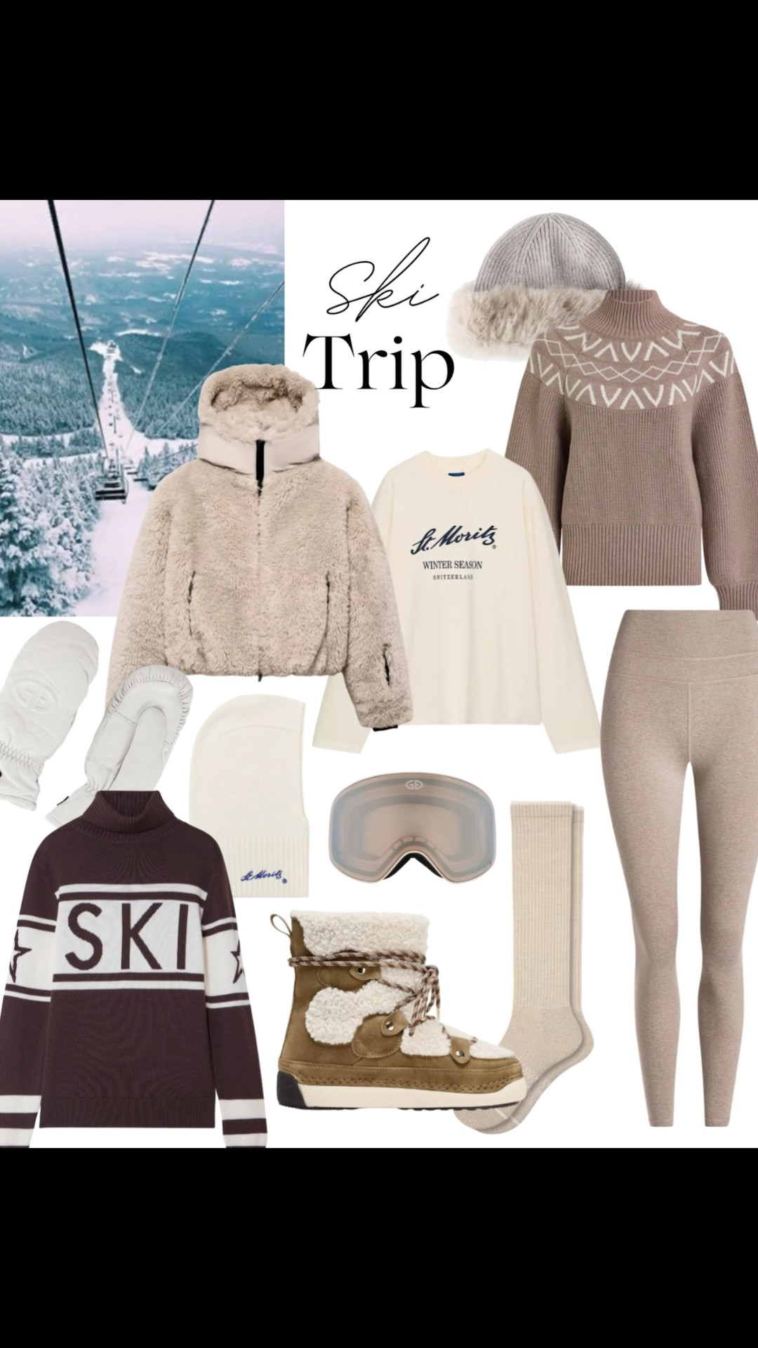 Ski trip outfit inspo 🎿

Tags: après-ski look, winter outfit, Varley fair isle sweater, ski turtleneck, base layer leggings, goldbergh ski googles, moon boots, st. Moritz balaclava, boomba ski socks, warm ski gloves, aspen ski weekend

#LTKTravel #LTKootd #LTKActive