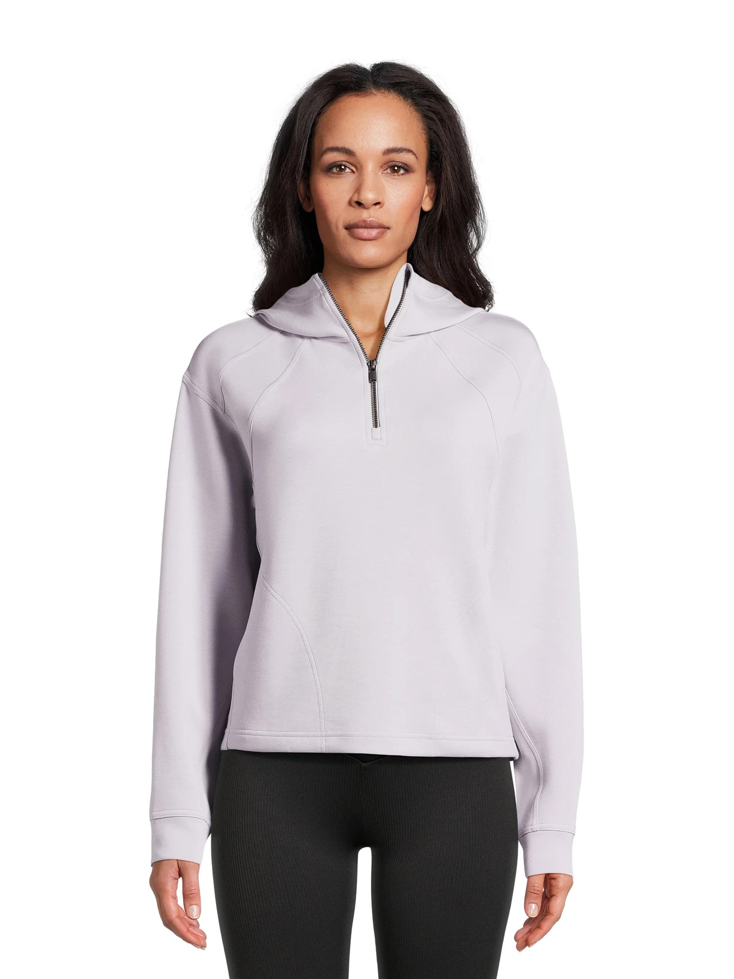 Avia Women's Seamed Quarter Zip Hoodie, Sizes XS-XXXL | Walmart (US)