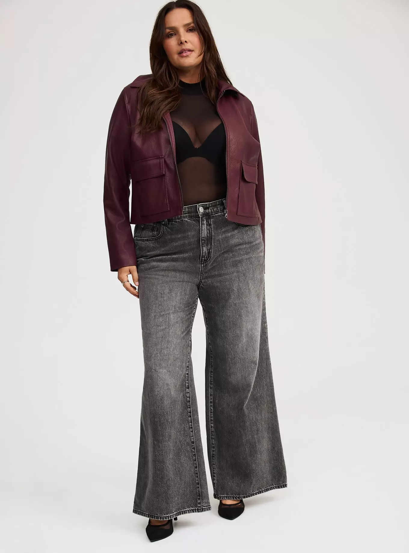 Faux Leather Zip-Up Jacket | Torrid (US & Canada)