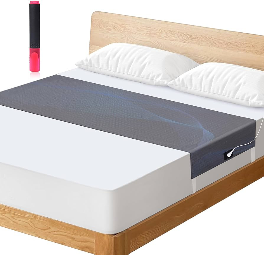 Grounding Sheets: Earthing Bed Sheets with Adjustable Straps -Conductive Silver Fiber Grounded Sh... | Amazon (US)