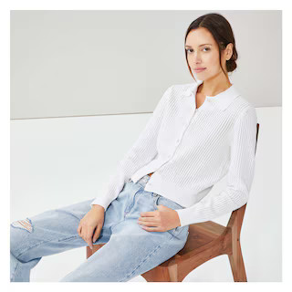 Pointelle Cardigan | Joe Fresh