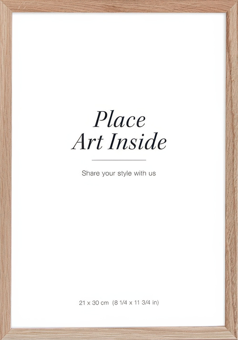 Oak picture frame, 8" x 12" in | Desenio