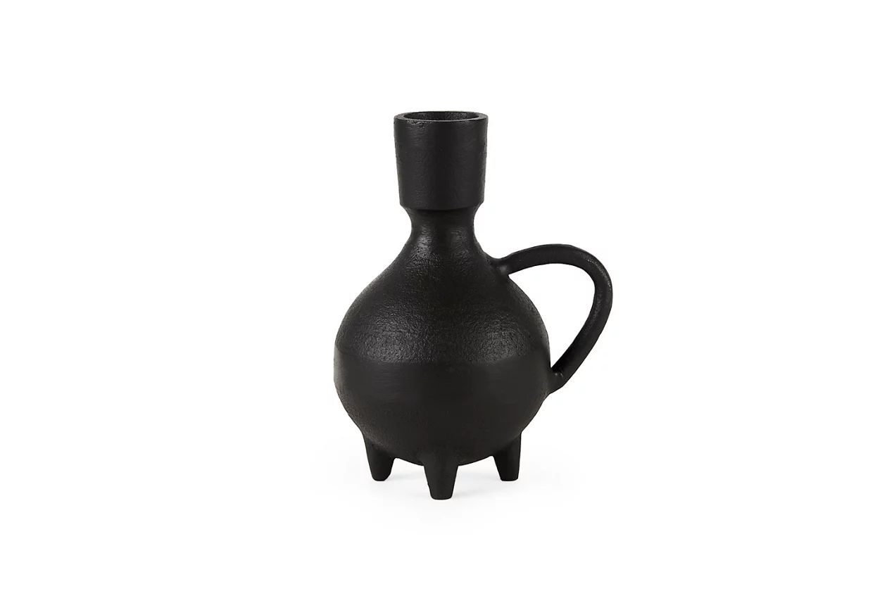 Mercana Black Spherical Vase with Flute | Ashley Homestore