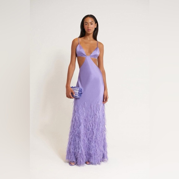 Cult Gaia Raisa Gown in Lilac Purple | Poshmark