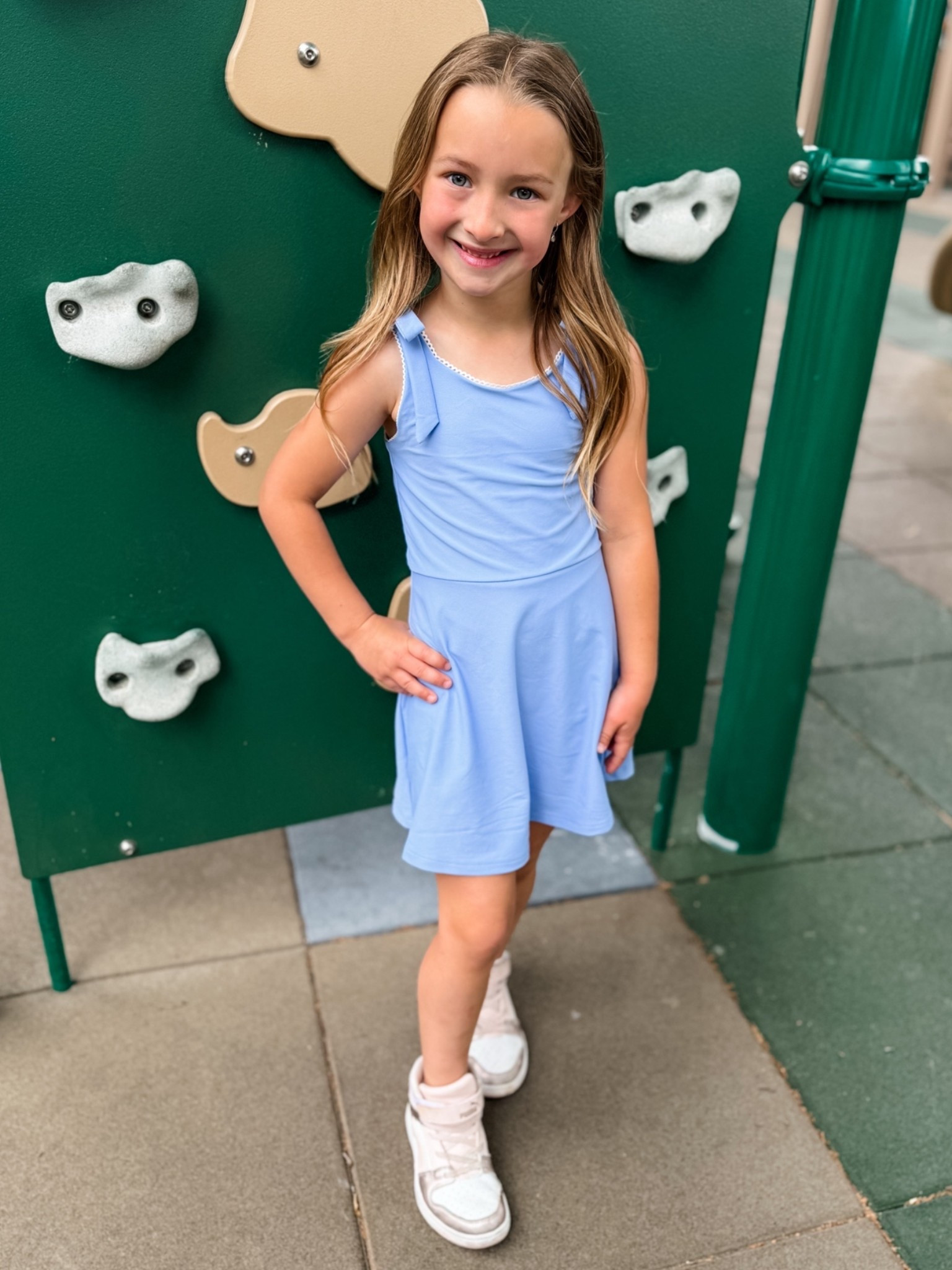 the cutest girls athletic dress 🩵

#LTKKids #LTKootd