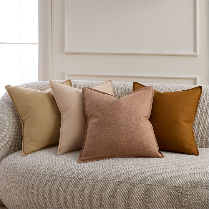 European Linen Pillow Cover, 12x46, Balsam Green | West Elm (US)