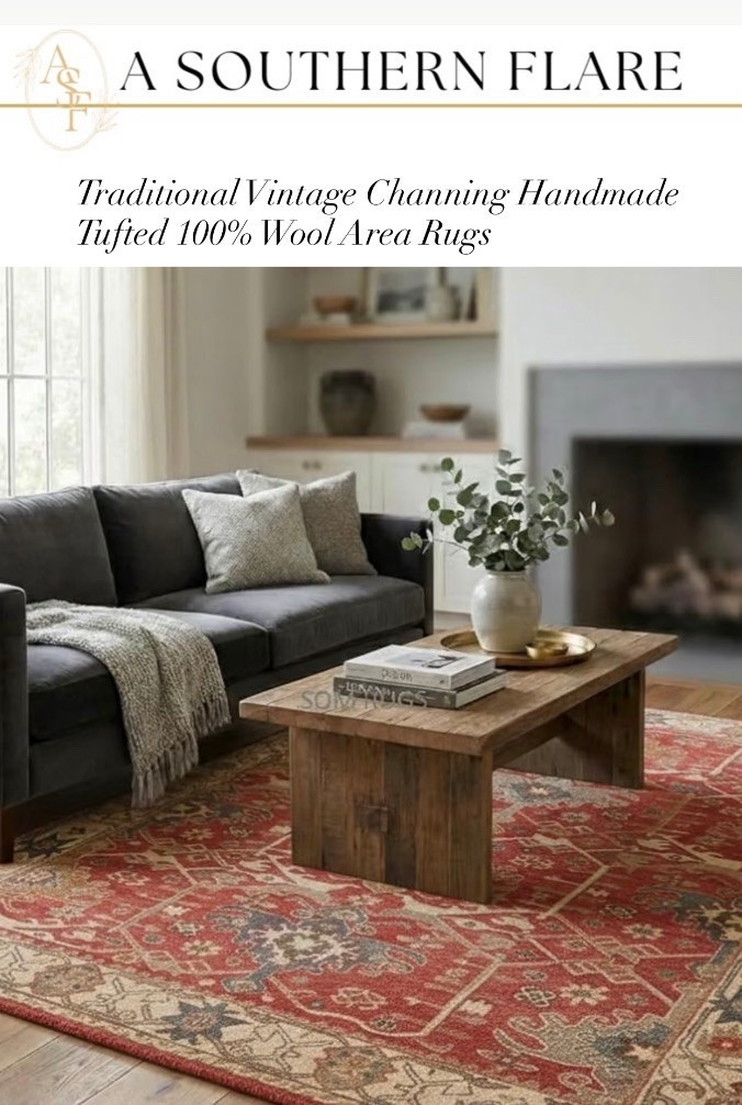 Vintage Wool area Rugs/ Home Decor